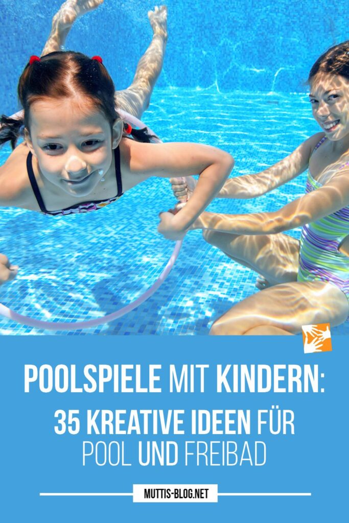 Poolspiele mit Kindern